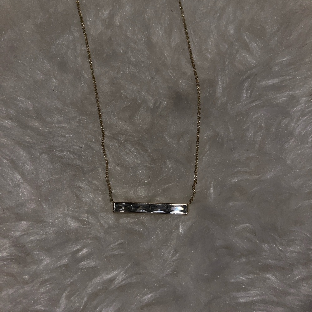 Kendra Scott Leanor Gold and Silver Bar Necklace